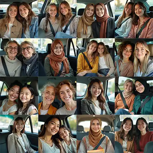 female taxi thailand customers